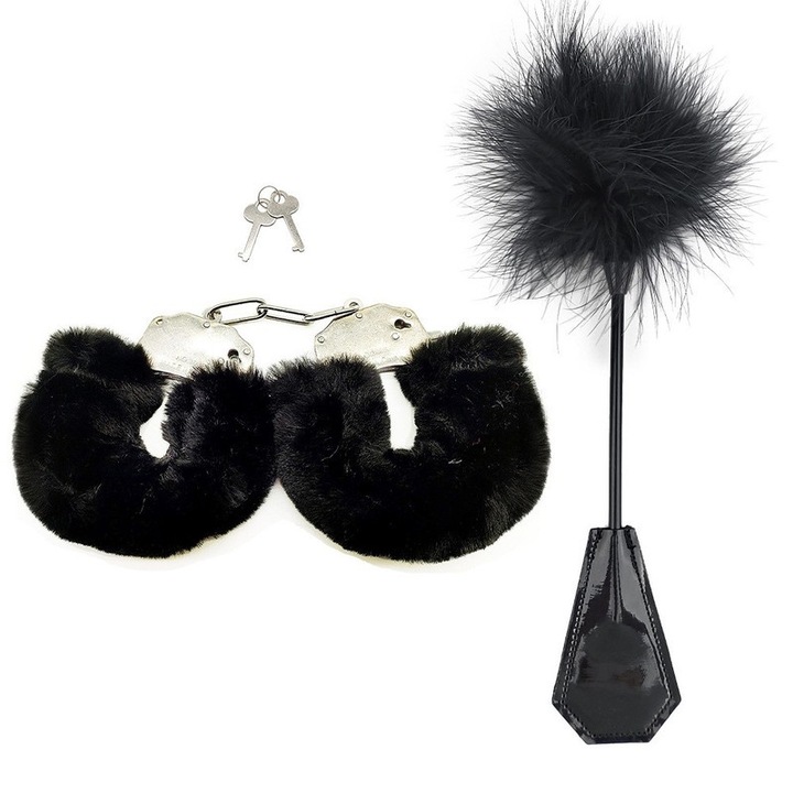 Set BDSM, ajustabil, negru