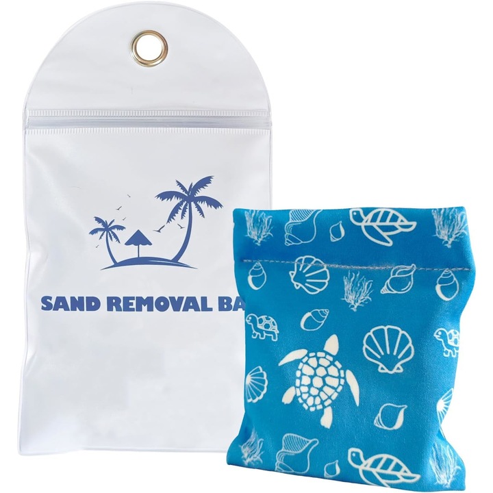 Homokeltávolító zsák, egyedi kialakítású, újrafelhasználható, bársony anyagú