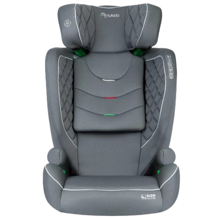 Столче За Кола, Свалящо Се, Тапицерия Може Да Се Пере, ISOFIX Система, 12 Степени На Регулиране На Облегалката За Глава, 2 Степени На Регулиране На Ъгъла На Наклона, 15-36 Кг, Сиво