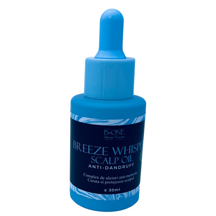 Ulei tratament anti-matreata si cojite, curata si protejeaza scalpul, BREEZE WHISPER SCALP OIL, BeOne Luxury Cosmetics, natural, handmade