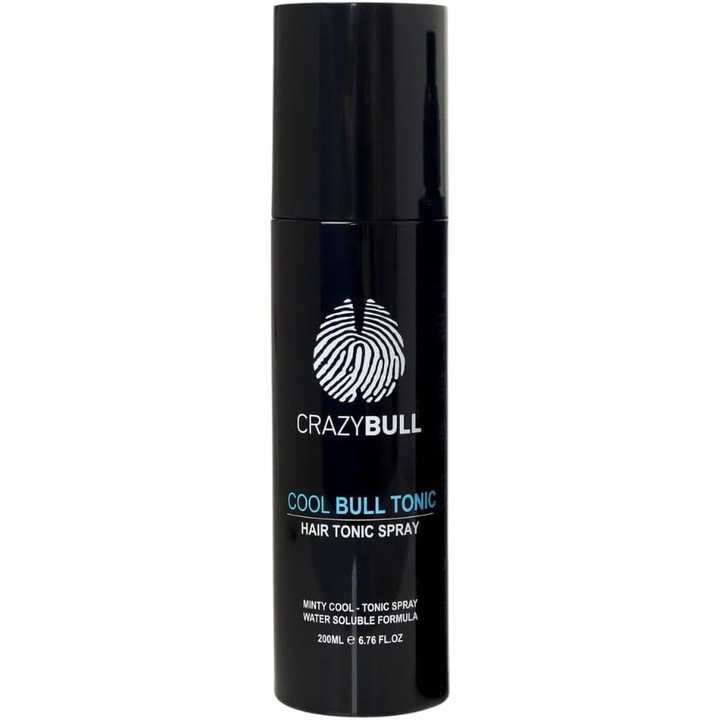 Lotiune tonica de par mentolata Crazy Bull 200ml