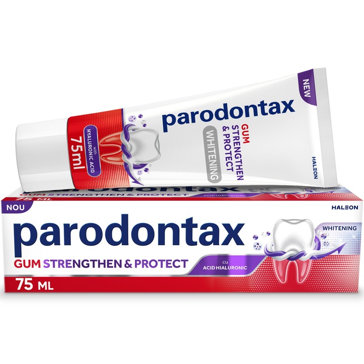 Паста за зъби с хиалуронова киселина Parodontax Gum Stregthen & Protect Whitening, 75 мл