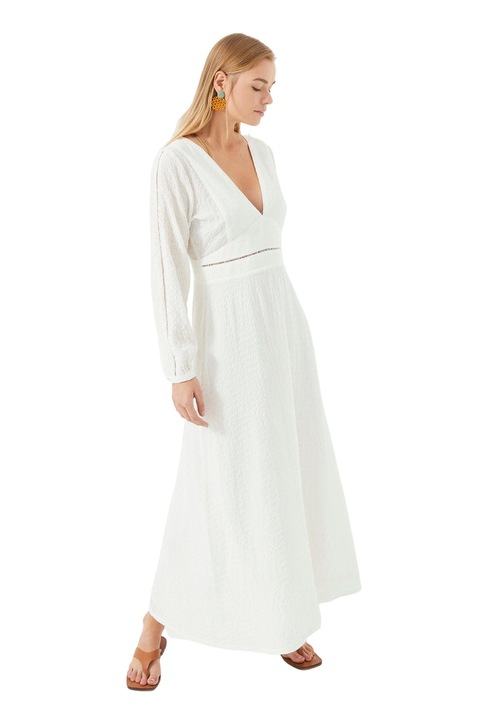 Just Like You, Rochie uni cu maneci lungi, Alb