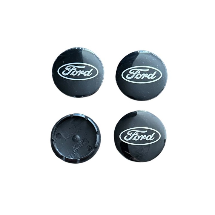 4 db kerékburkolat készlet 56mm Ford Black kompatibilis/alufelni csere