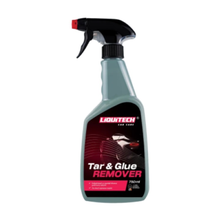 Ragasztó- és bitumeneltávolító oldat Liquitech Tar and Glue Remover, 750 ml