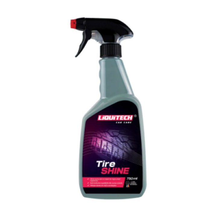 Gumiabroncskarbantartó megoldás, Liquitech Tire Shine, 750 ml