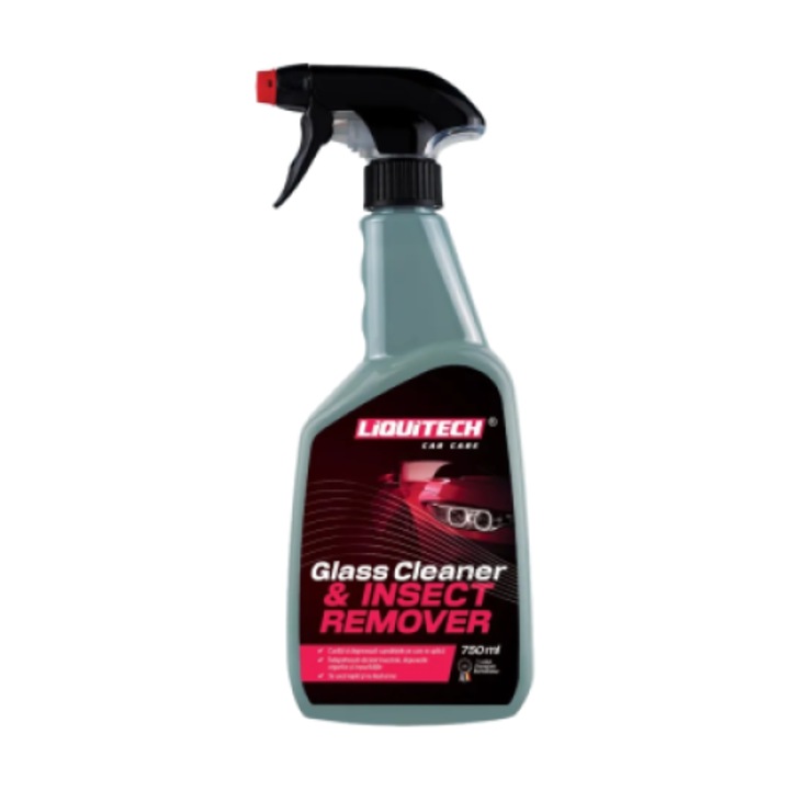 Rovareltávolító oldat Liquitech Glass Cleaner & Insect Remover, 750 ml