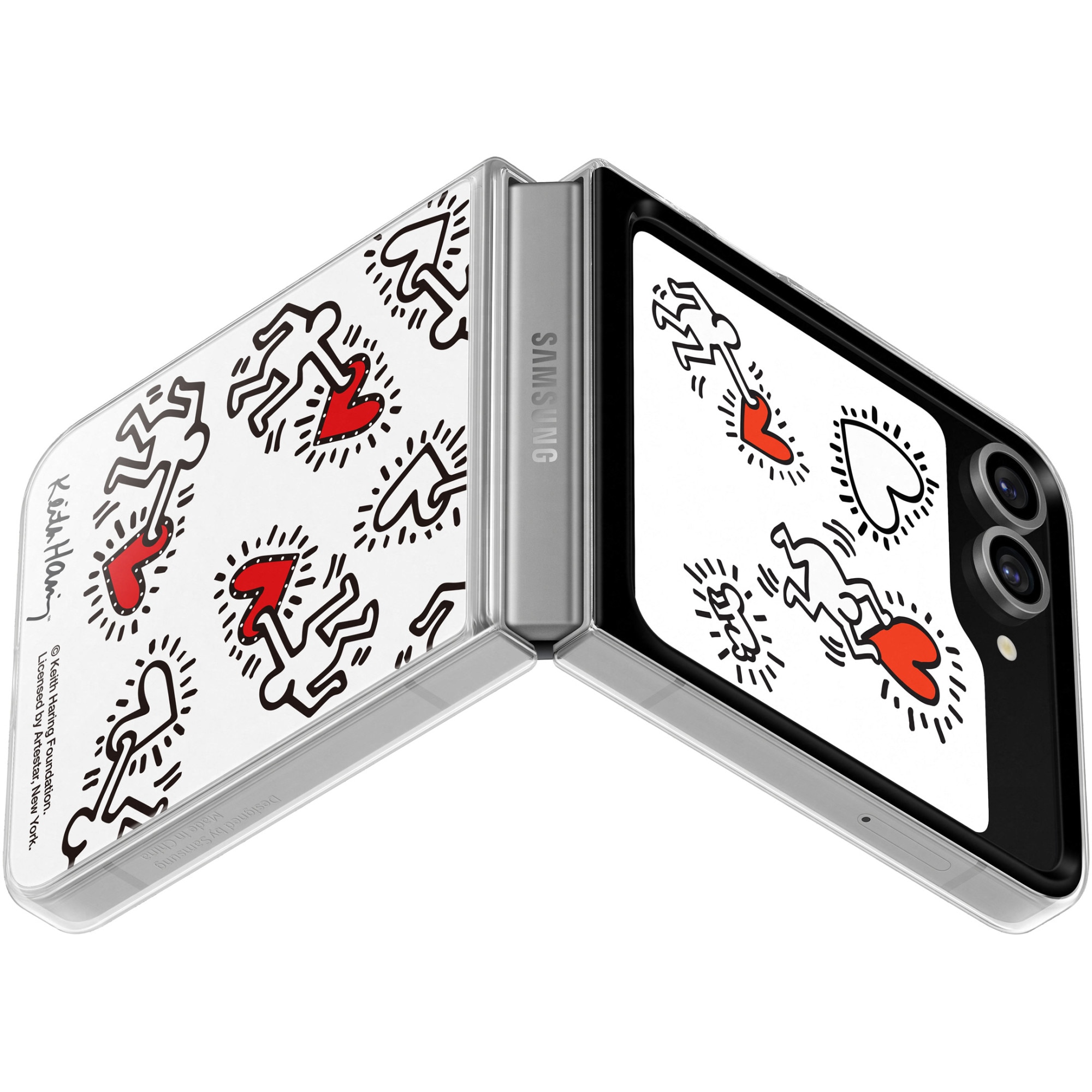 Husa de protectie Samsung Flipsuit Case pentru Galaxy Flip6/Flip7 FE, White
