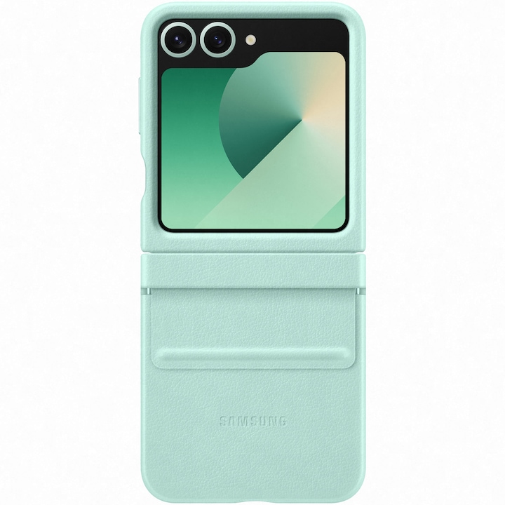 Предпазен калъф Samsung Kindsuit (Leather) Case за Galaxy Flip6, Mint