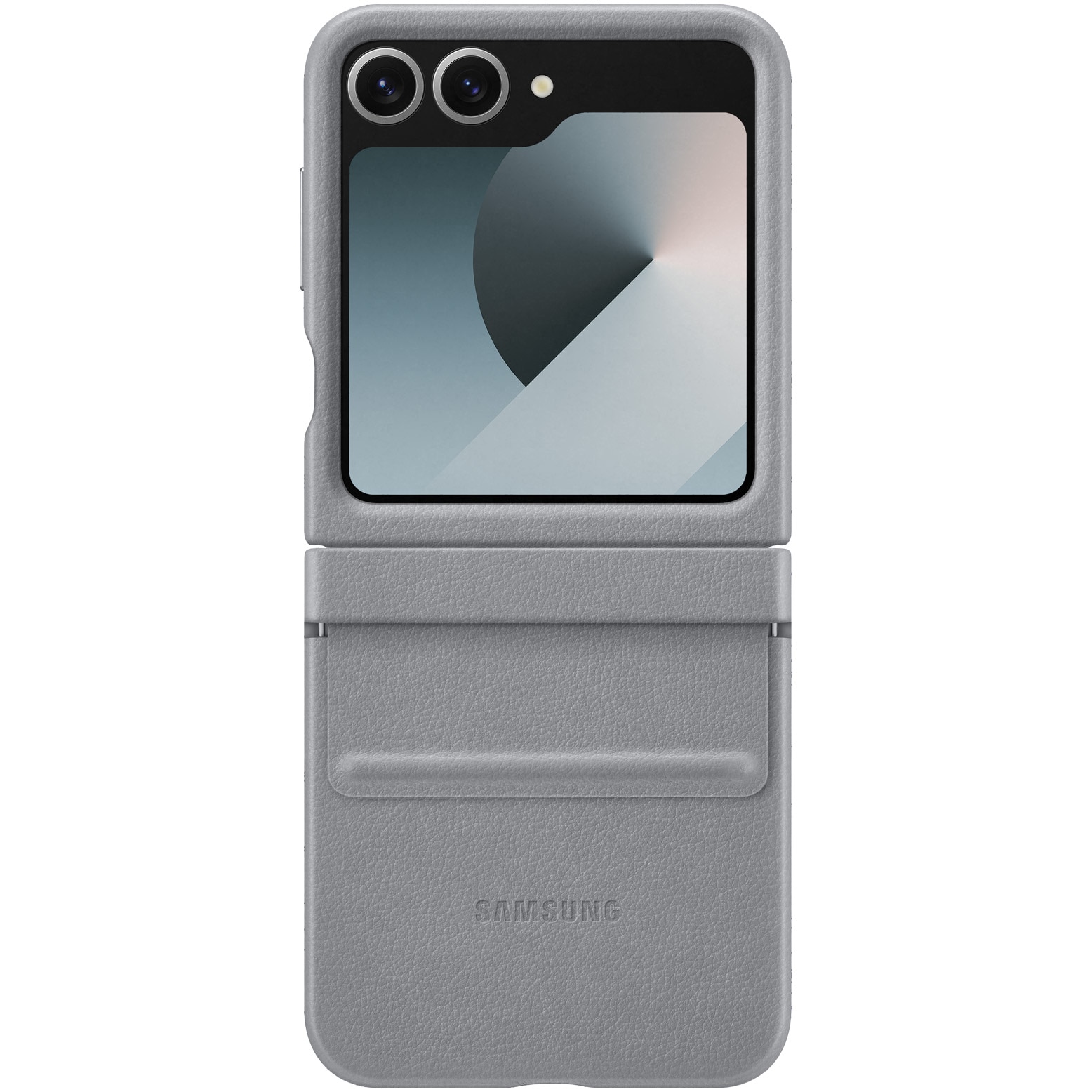 Husa de protectie Samsung Kindsuit (Leather) Case pentru Galaxy Flip6/Flip7 FE, Gray