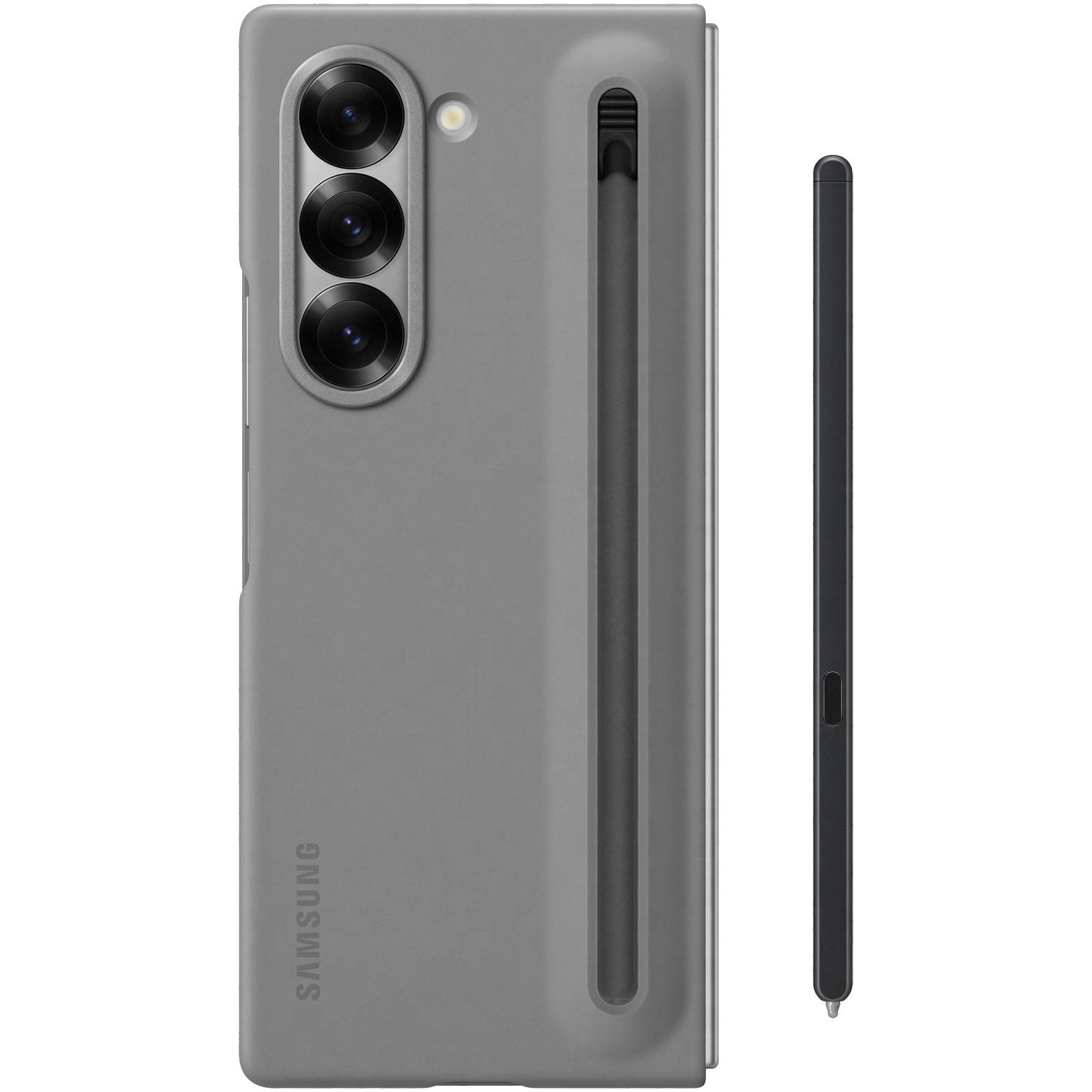 Husa de protectie Samsung S Pen Case pentru Galaxy Fold6, Gray
