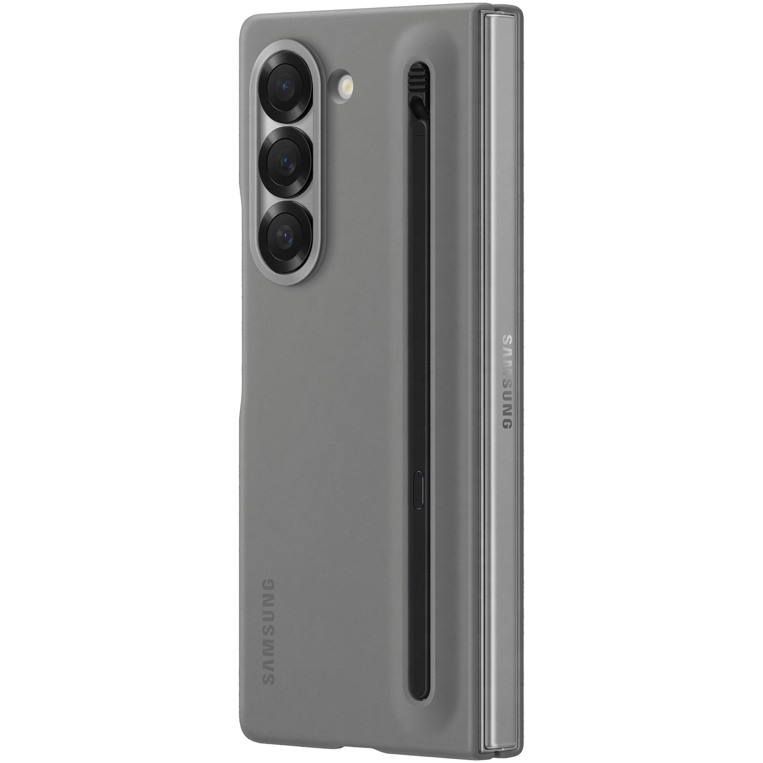 Husa de protectie Samsung S Pen Case pentru Galaxy Fold6, Gray