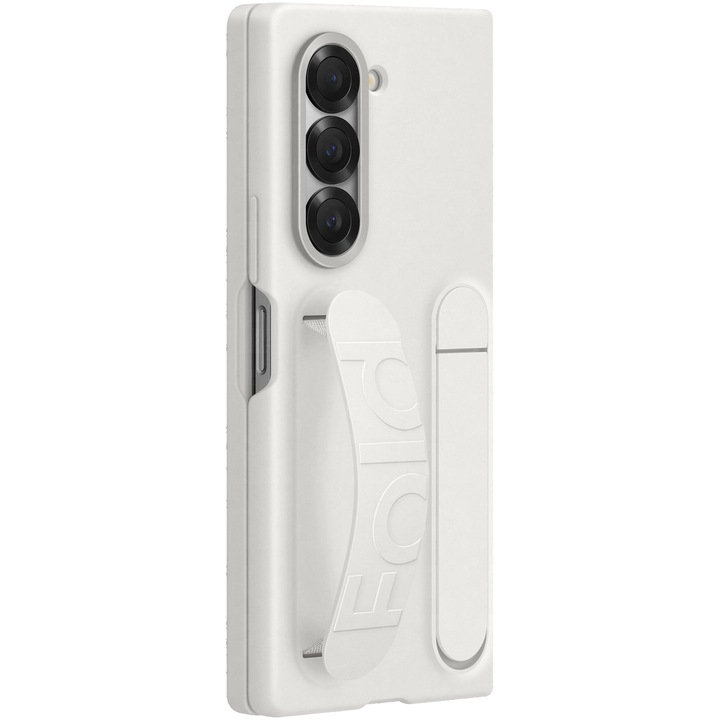 Защитен калъф Samsung Silicone Case за Galaxy Fold6, бял