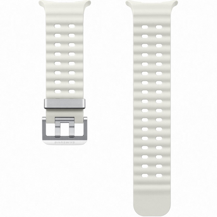 Каишка за часовник Smartwatch Samsung Marine Band за Galaxy Watch Ultra, White Sand