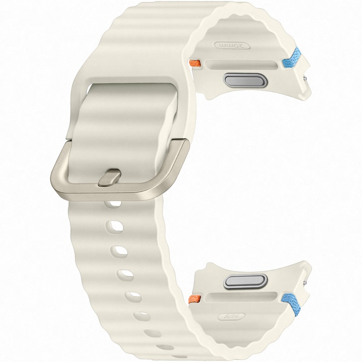 Каишка за часовник Smartwatch Samsung Sport Band за Galaxy Watch7, (S/M), Cream