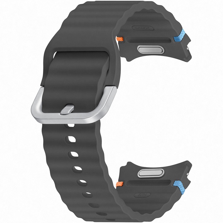 Каишка за часовник Smartwatch Samsung Sport Band за Galaxy Watch7, (S/M), Dark Gray