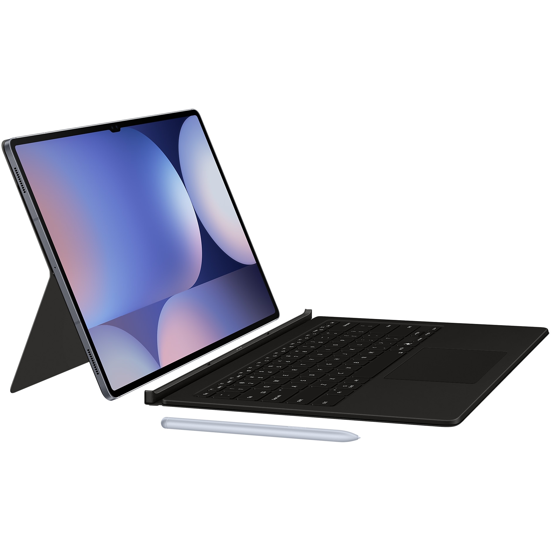 Husa de protectie Samsung Book Cover Keyboard pentru Galaxy Tab S10 Ultra/S9 Ultra, Black