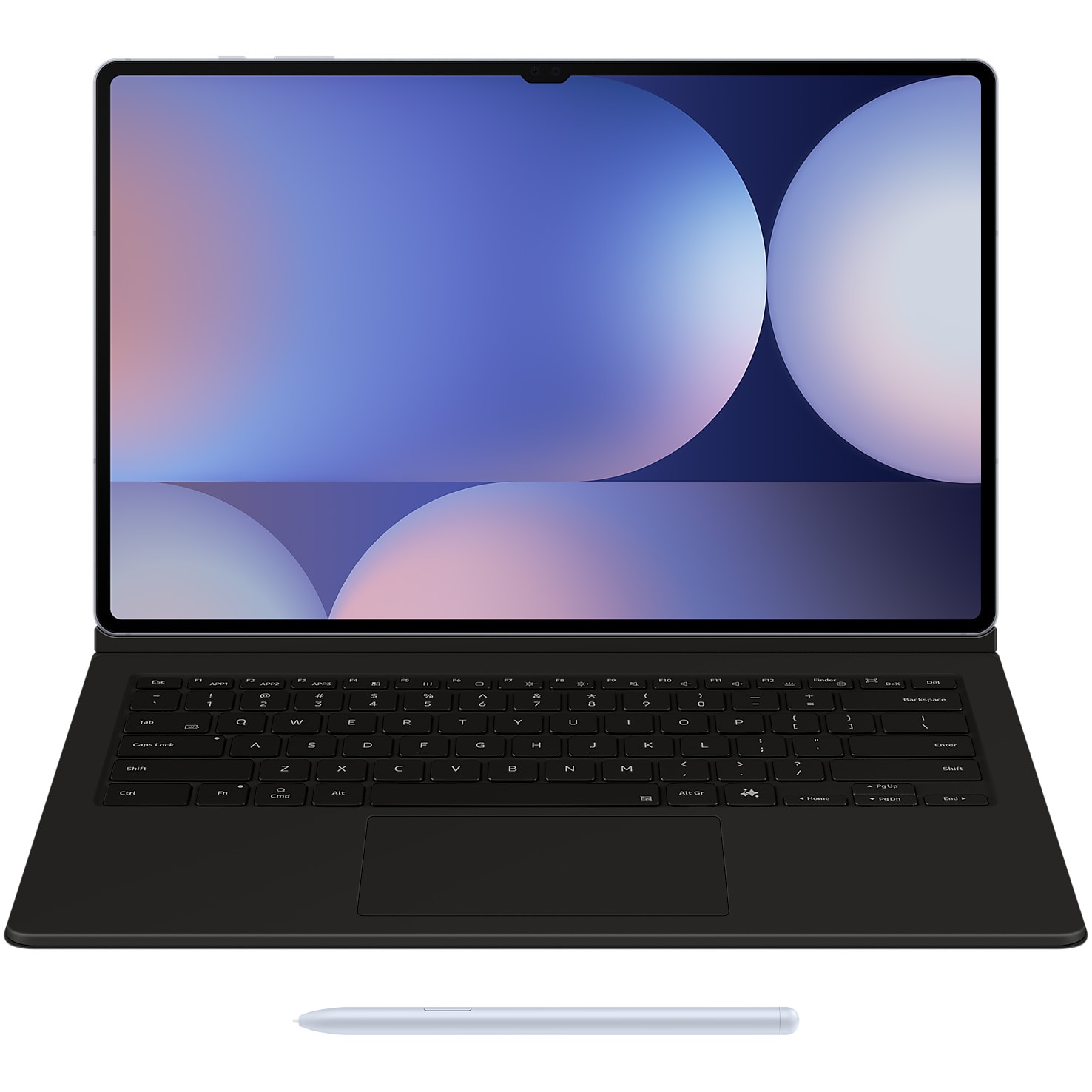 Husa de protectie Samsung Book Cover Keyboard pentru Galaxy Tab S10 Ultra/S9 Ultra, Black
