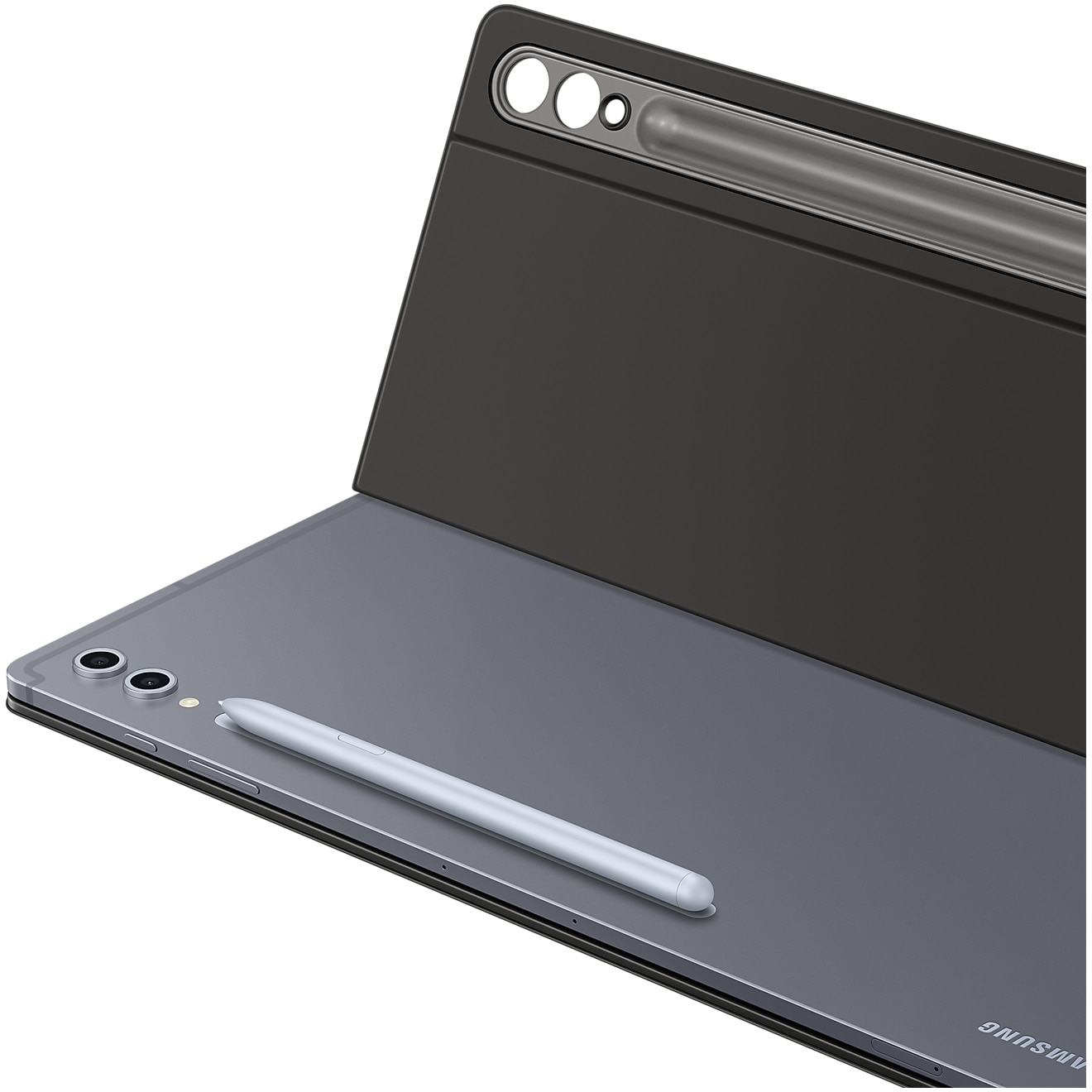 Husa de protectie Samsung Book Cover Keyboard pentru Galaxy Tab S10 Ultra/S9 Ultra Slim, Black