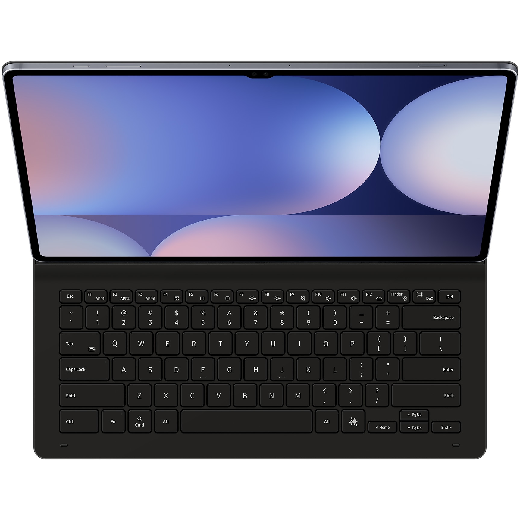 Husa de protectie Samsung Book Cover Keyboard pentru Galaxy Tab S10 Ultra/S9 Ultra Slim, Black