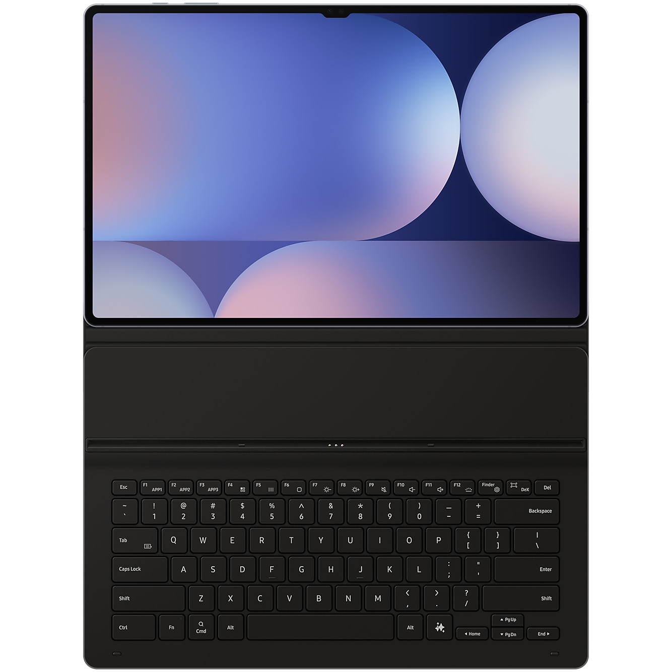 Husa de protectie Samsung Book Cover Keyboard pentru Galaxy Tab S10 Ultra/S9 Ultra Slim, Black