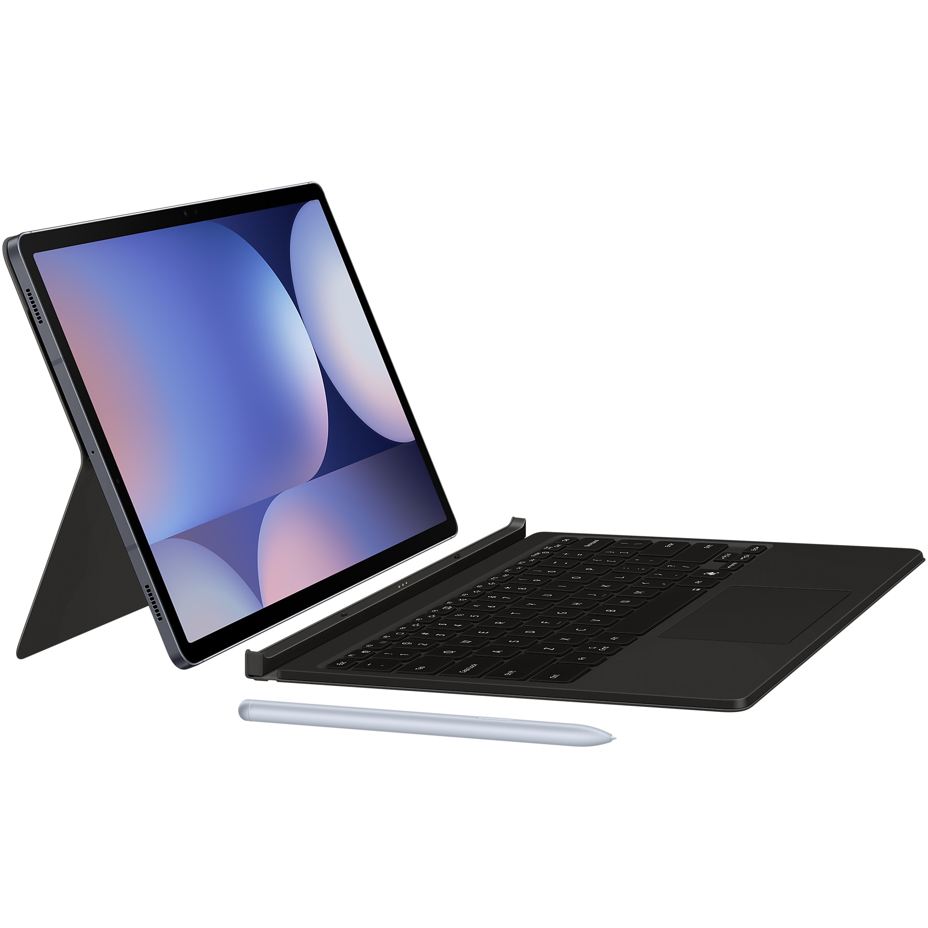 Husa de protectie Samsung Book Cover Keyboard pentru Galaxy Tab S10+/S9+/S9 FE+, Black