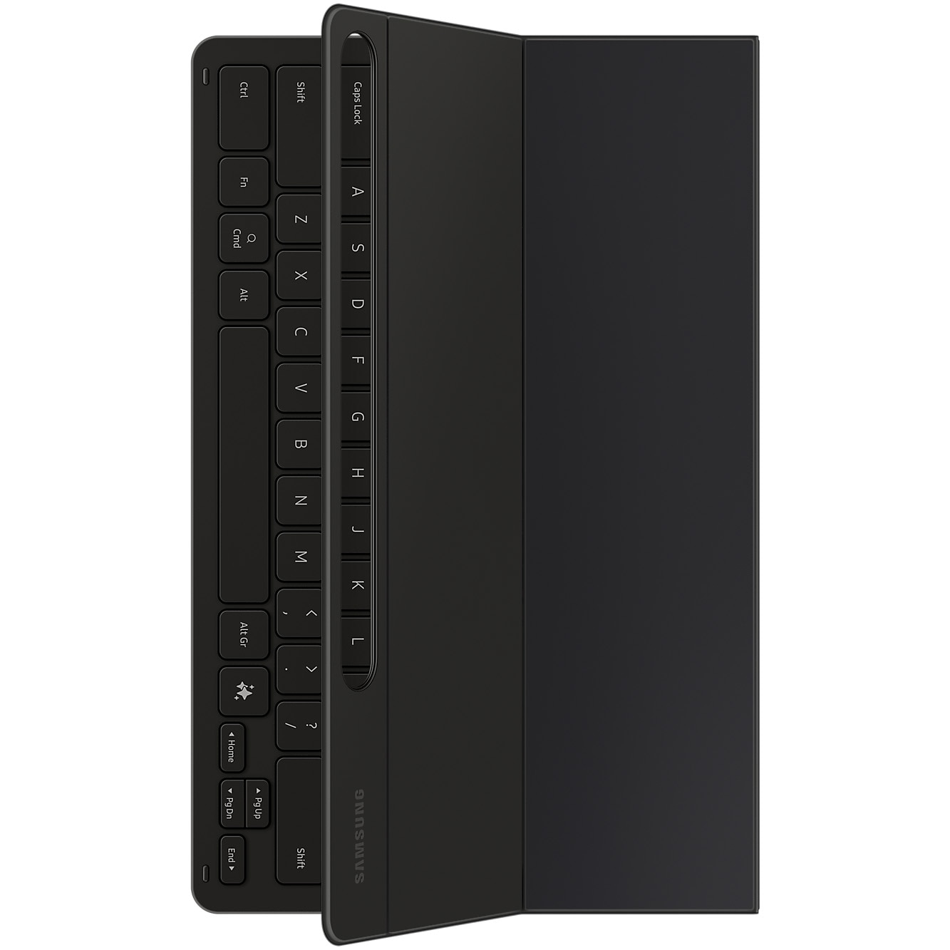 Husa de protectie Samsung Book Cover Keyboard Slim pentru Galaxy Tab S10+/S9+, Black