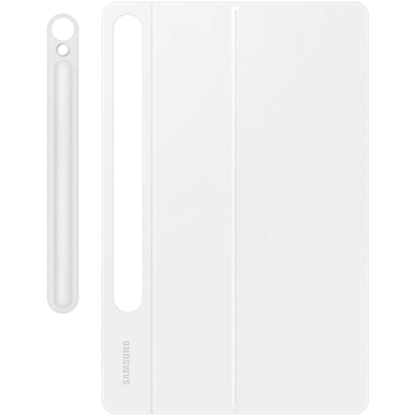 Husa de protectie Samsung Book Cover Keyboard pentru Galaxy Tab S9/S9 FE, White