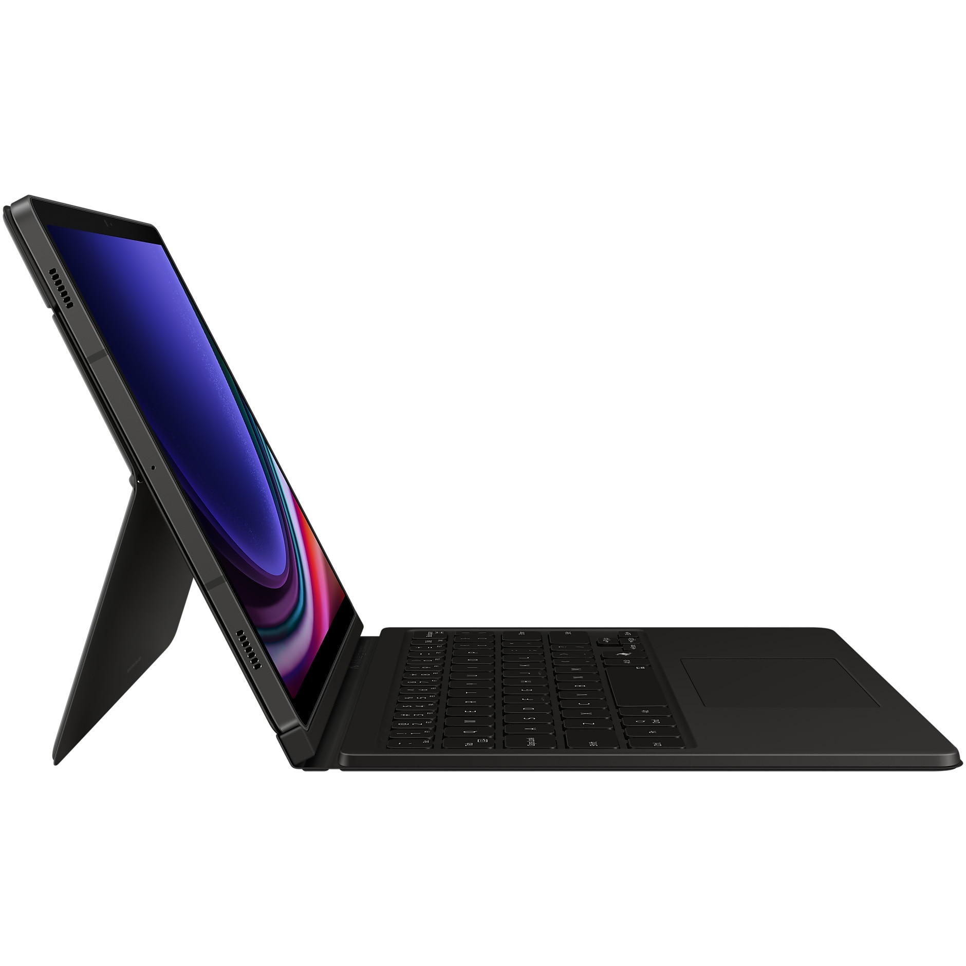 Husa de protectie Samsung Book Cover Keyboard pentru Galaxy Tab S9/S9 FE, Black