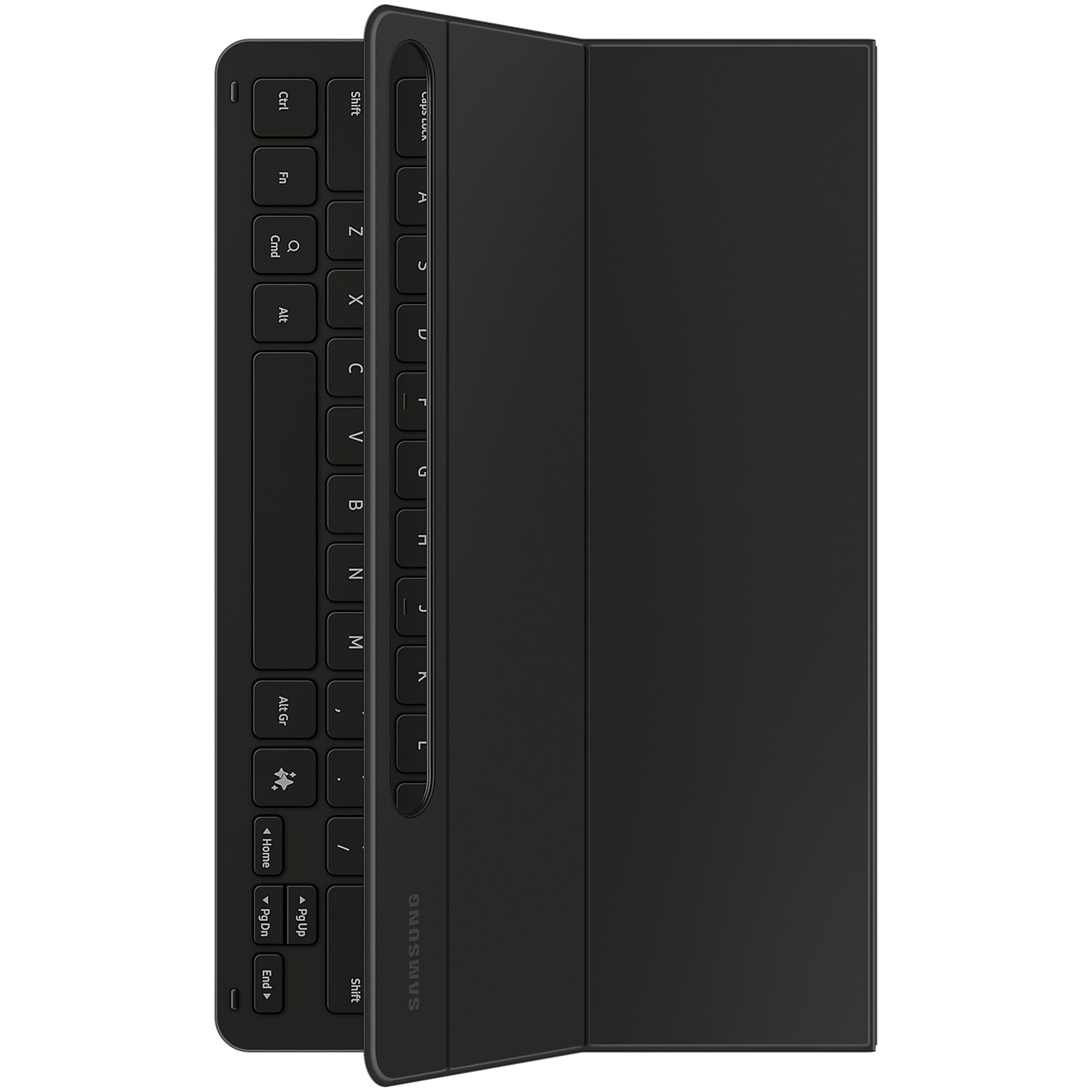 Husa de protectie Samsung Book Cover Keyboard pentru Galaxy Tab S9/S9 FE Slim, Black
