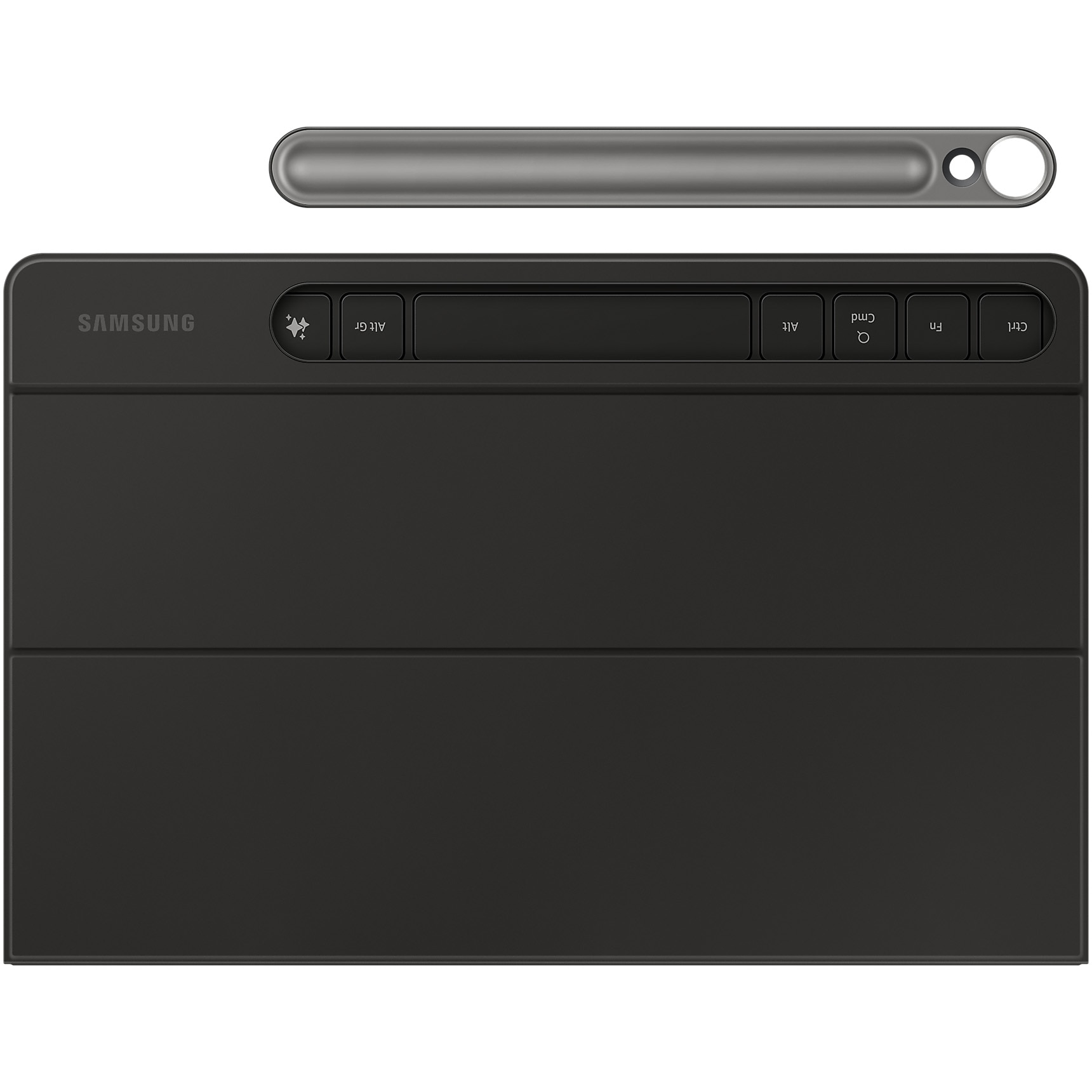 Husa de protectie Samsung Book Cover Keyboard pentru Galaxy Tab S9/S9 FE Slim, Black