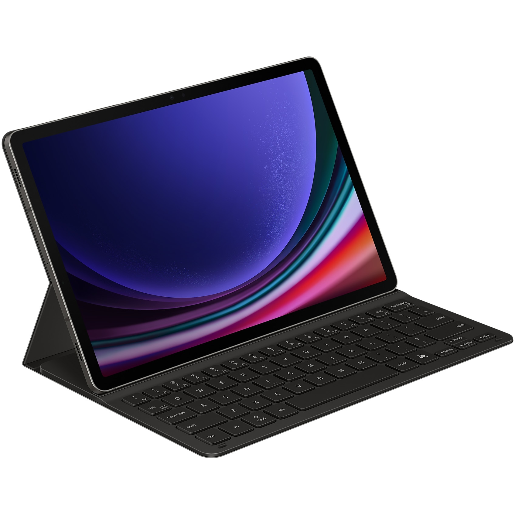 Husa de protectie Samsung Book Cover Keyboard pentru Galaxy Tab S9/S9 FE Slim, Black