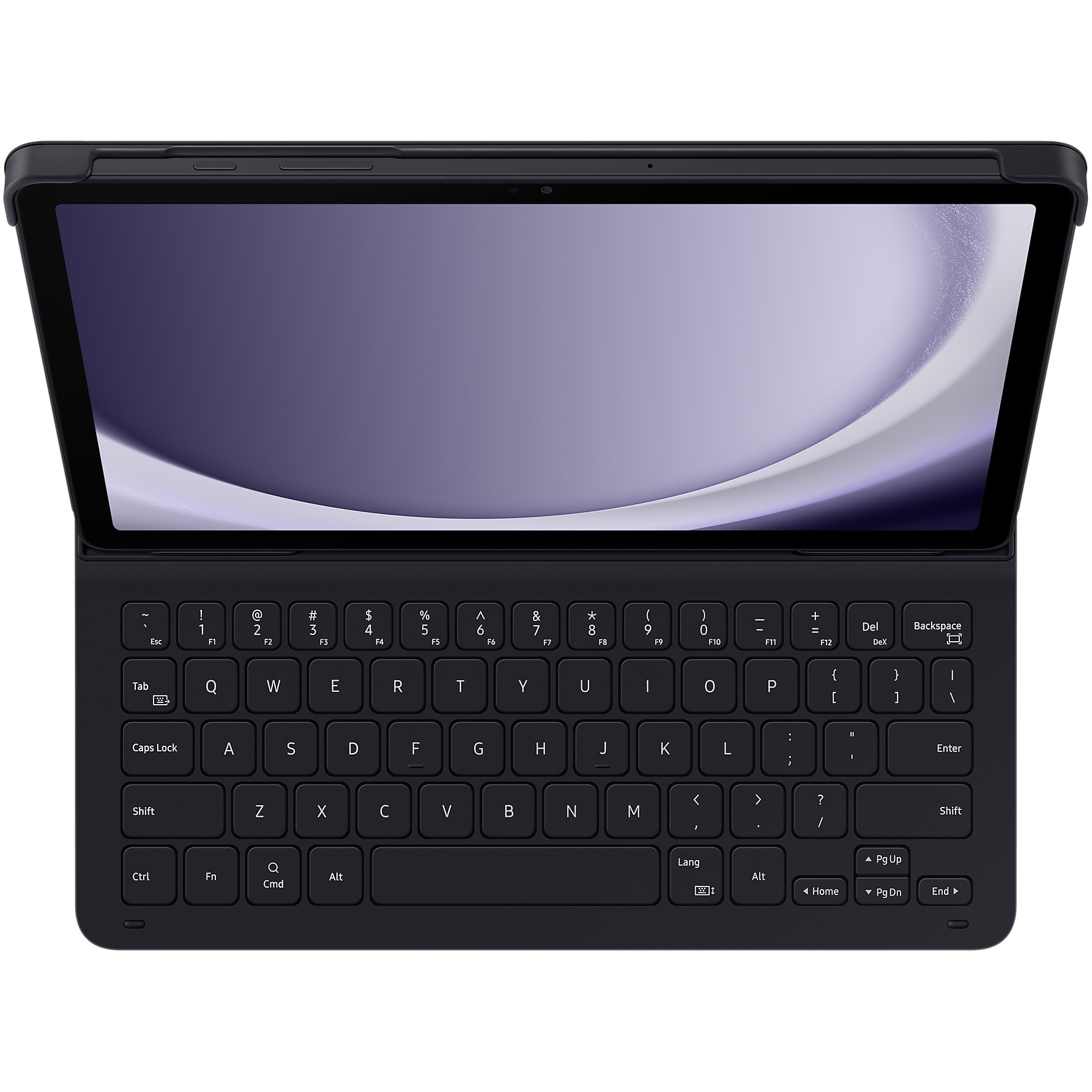 Husa de protectie Samsung Cover Keyboard Slim pentru Galaxy Tab A9+, Black