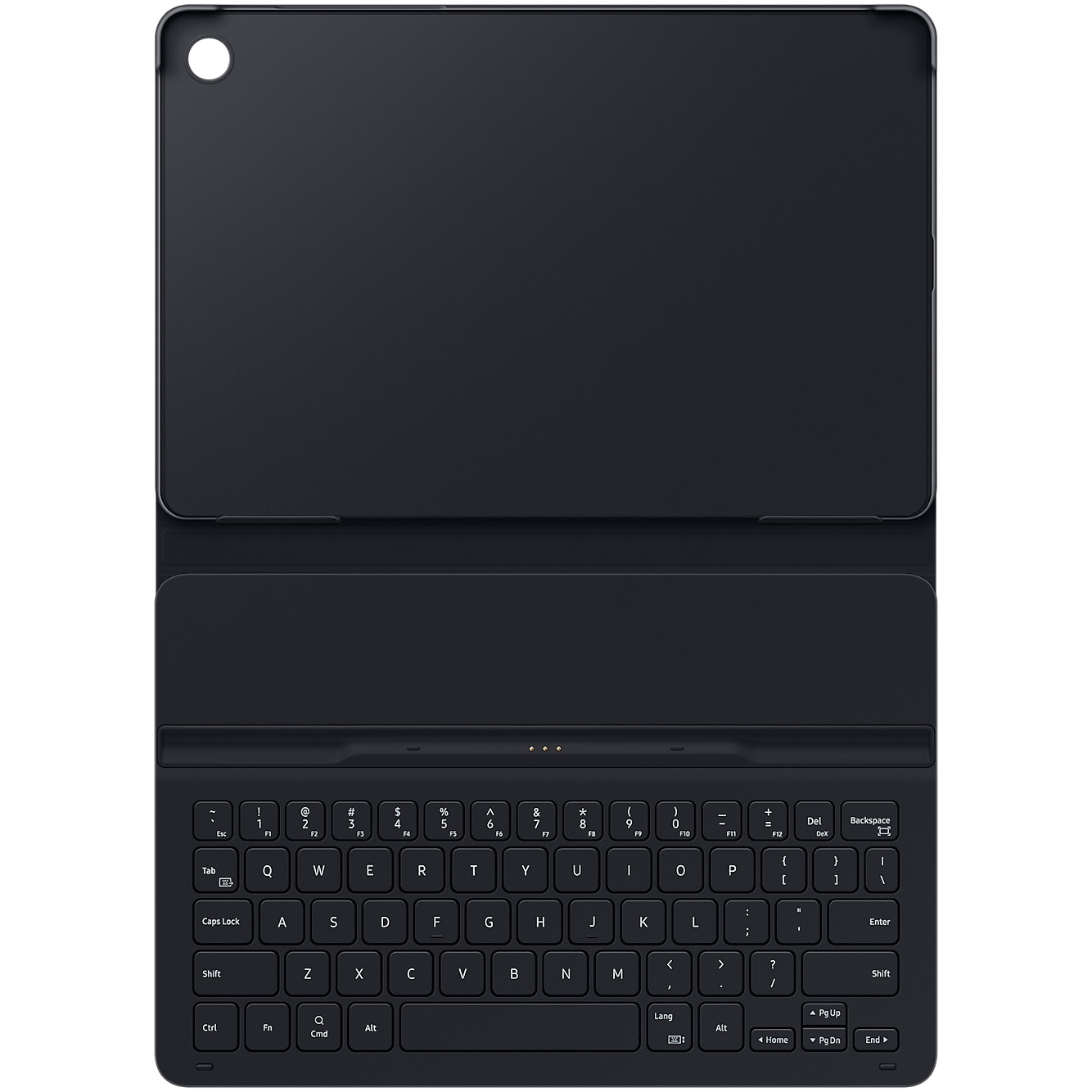 Husa de protectie Samsung Cover Keyboard Slim pentru Galaxy Tab A9+, Black