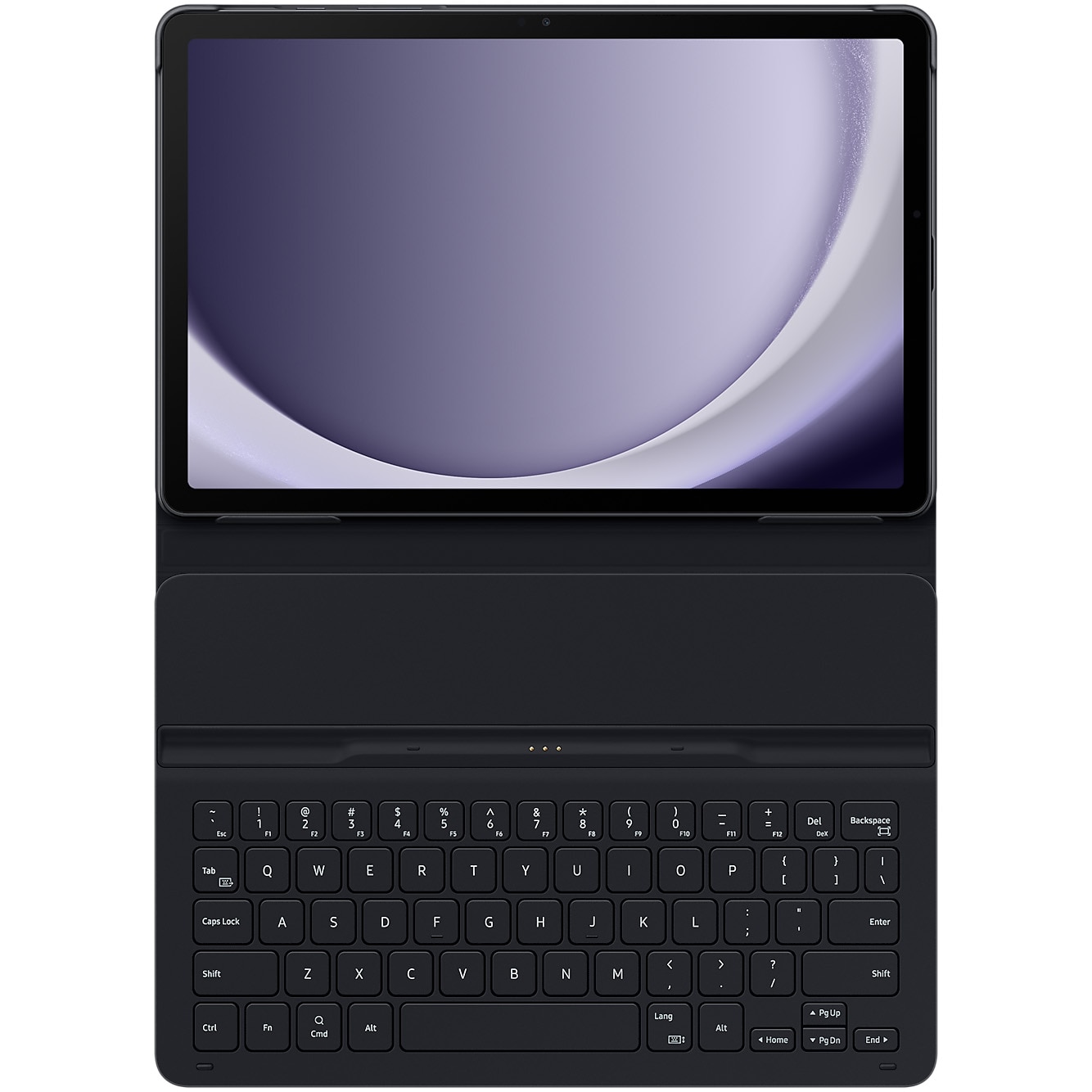 Husa de protectie Samsung Cover Keyboard Slim pentru Galaxy Tab A9+, Black