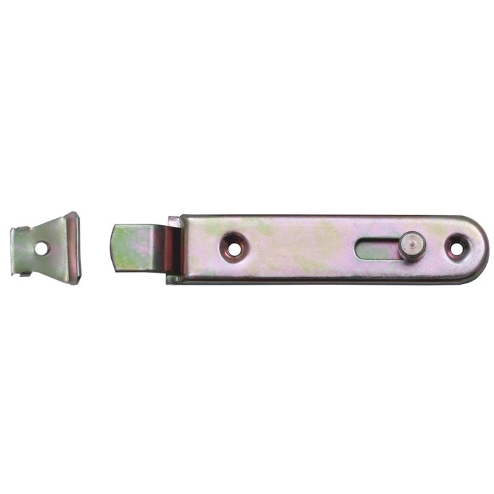 Zavor inclinat pentru sifonier, culoare alama, 80 mm