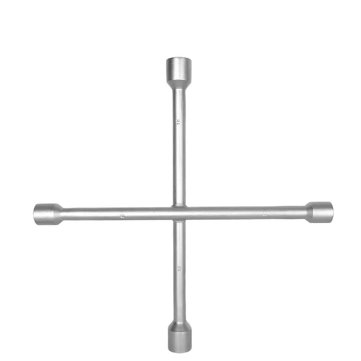 Cheie universala in cruce pentru anvelope cu ureche in 4 directii 17-19-21-23mm, SHIND, Nr94290