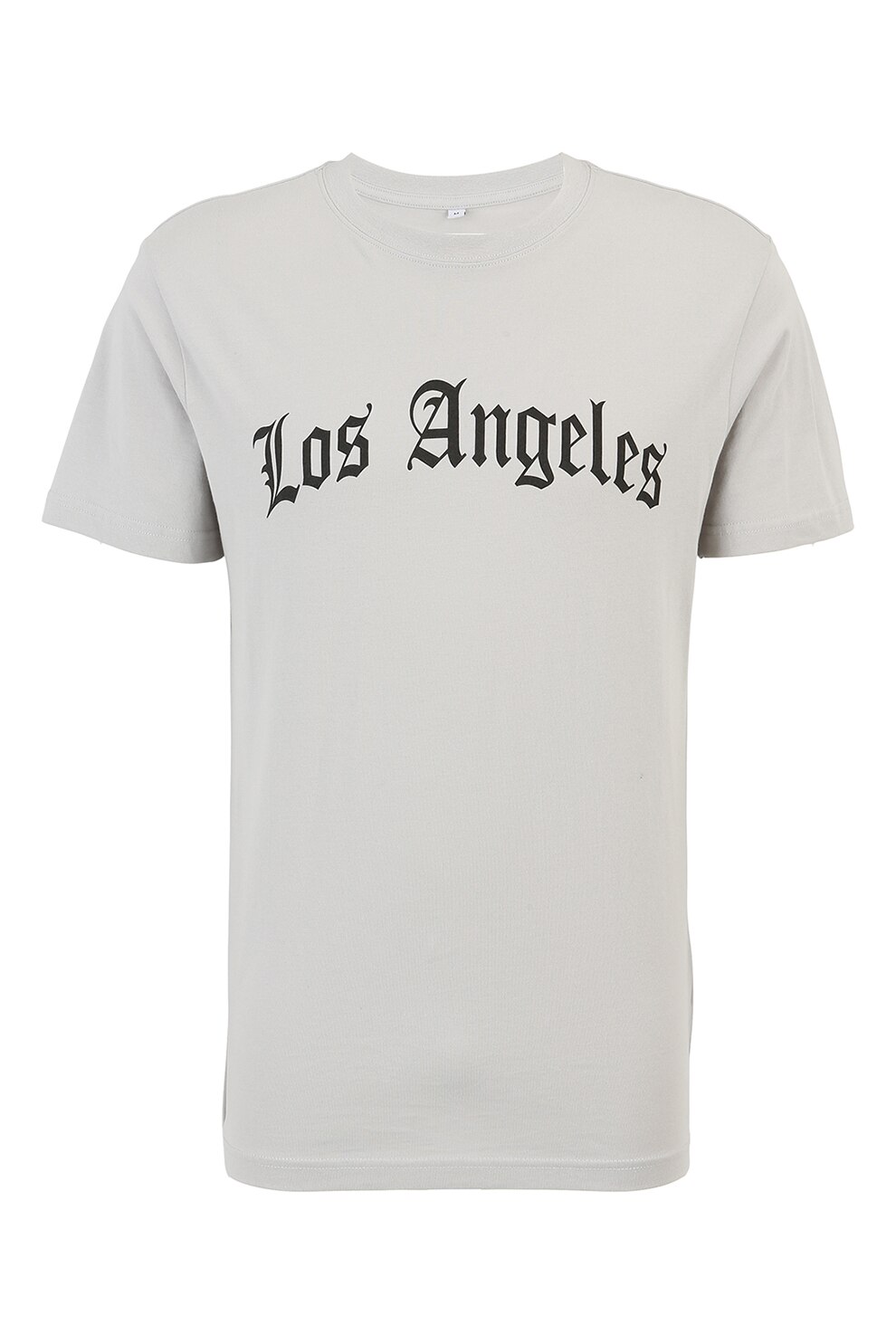 Mister tee, Tricou unisex cu imprimeu text, Negru, Gri deschis, M