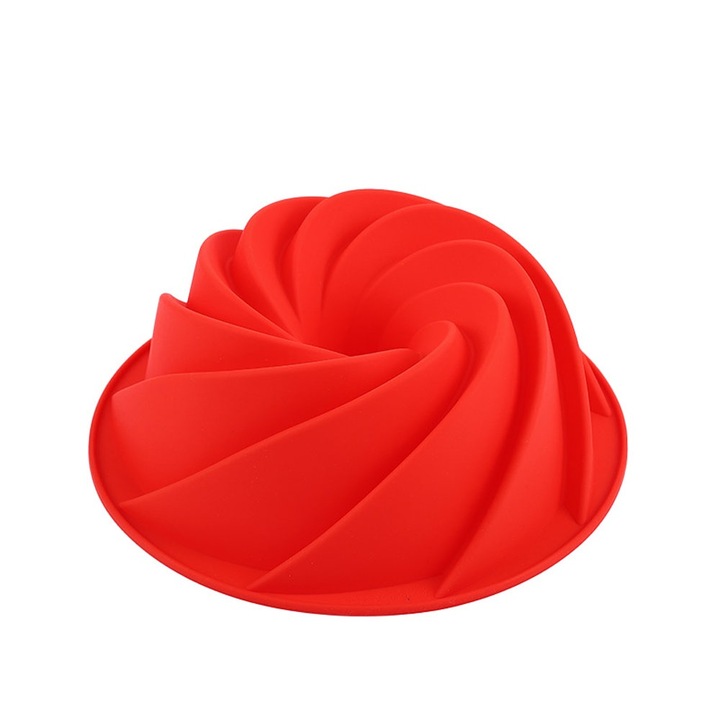 Szilikon tepsi, piros, tapadásmentes, 24x9cm