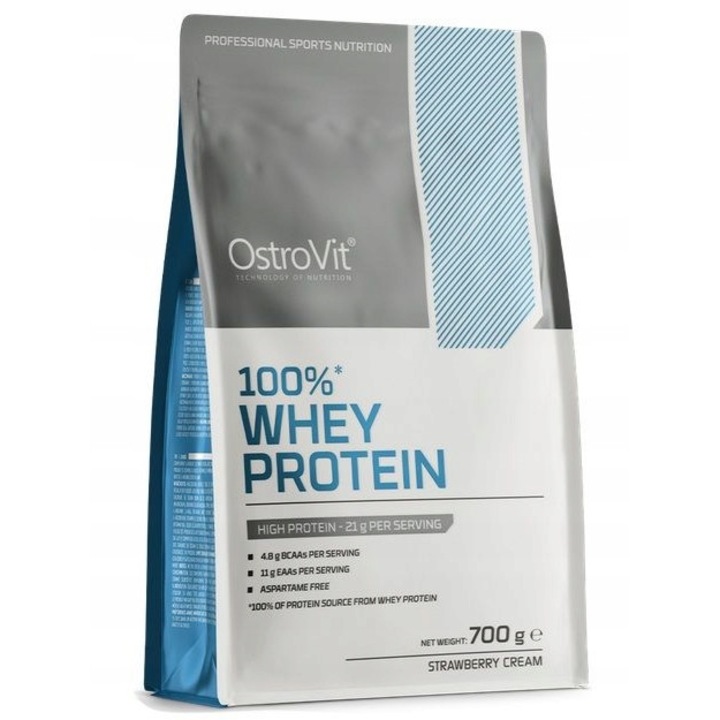 Proteine, OstroVit, Whey Protein, 70% concentrat, ciocolata, 700g