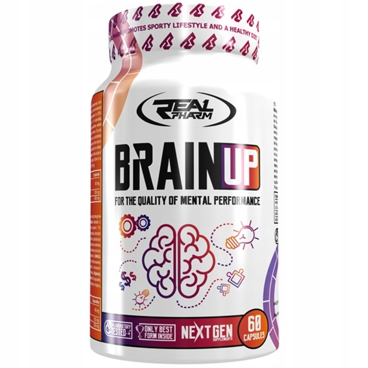 Supliment alimentar, RealPharm Brain Up, 60 capsule, Rhodiola rosea