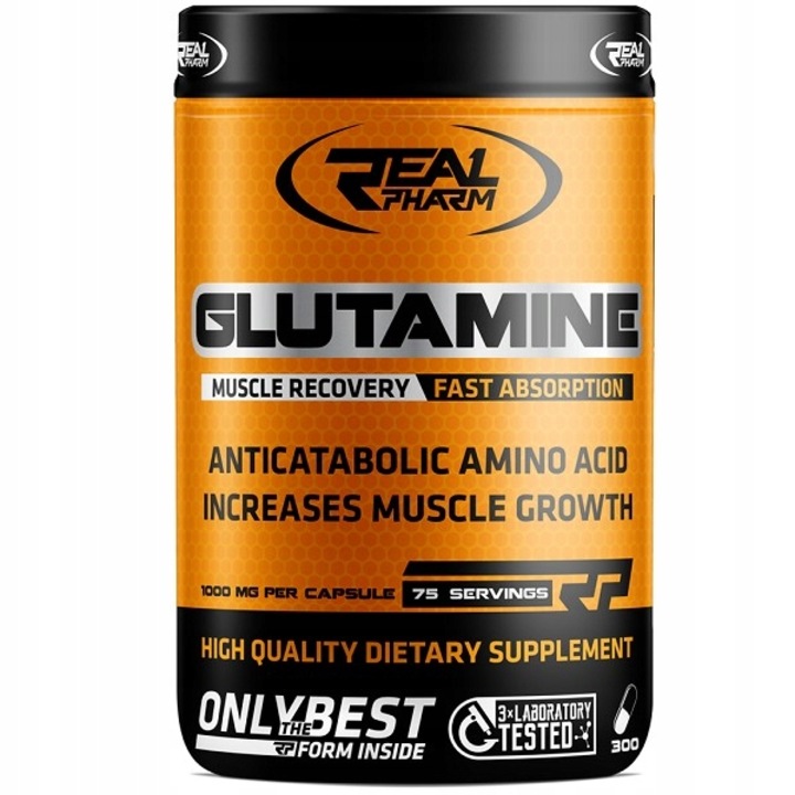 Supliment alimentar, RealPharm Glutamine, 900mg, 300 capsule