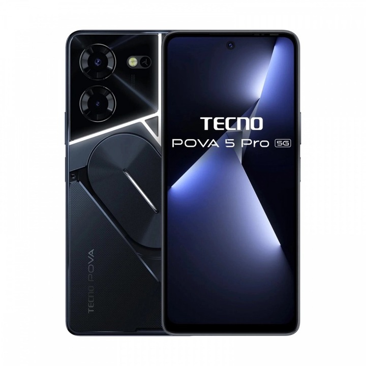 Смартфон Tecno Pova 5 Pro, 5G, 8GB RAM, 256GB, Dark Illusion