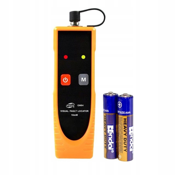 Оптичен локатор за повреди на Benetech, 10mW, 3km, 650nm, 34x114x17.5mm