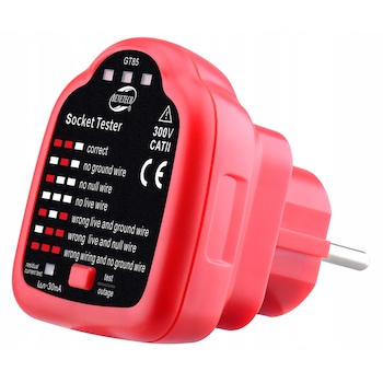 Tester de prize electrice Benetech GT85, functie RCD, 0°C/40°C, 230V