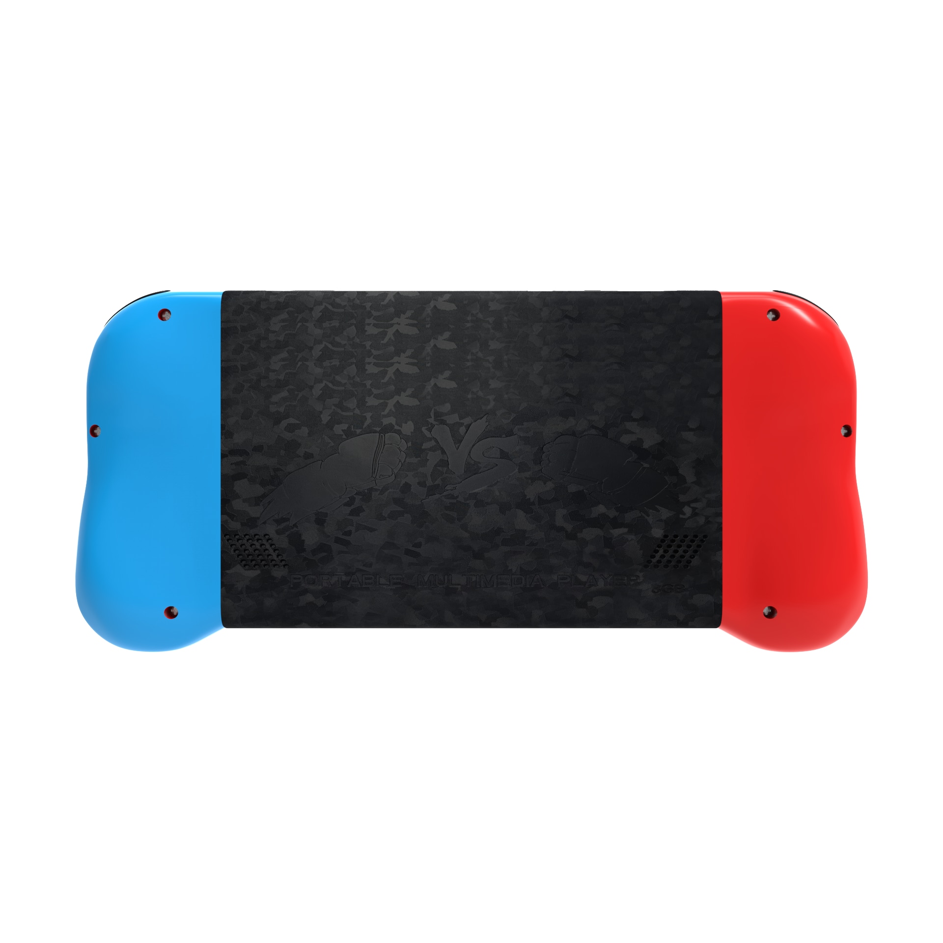 Joc portabil STELS, tehnologie inteligenta, ecran color de 5.1 inchi, HDMI, 10.000 de jocuri, rosu/albastru