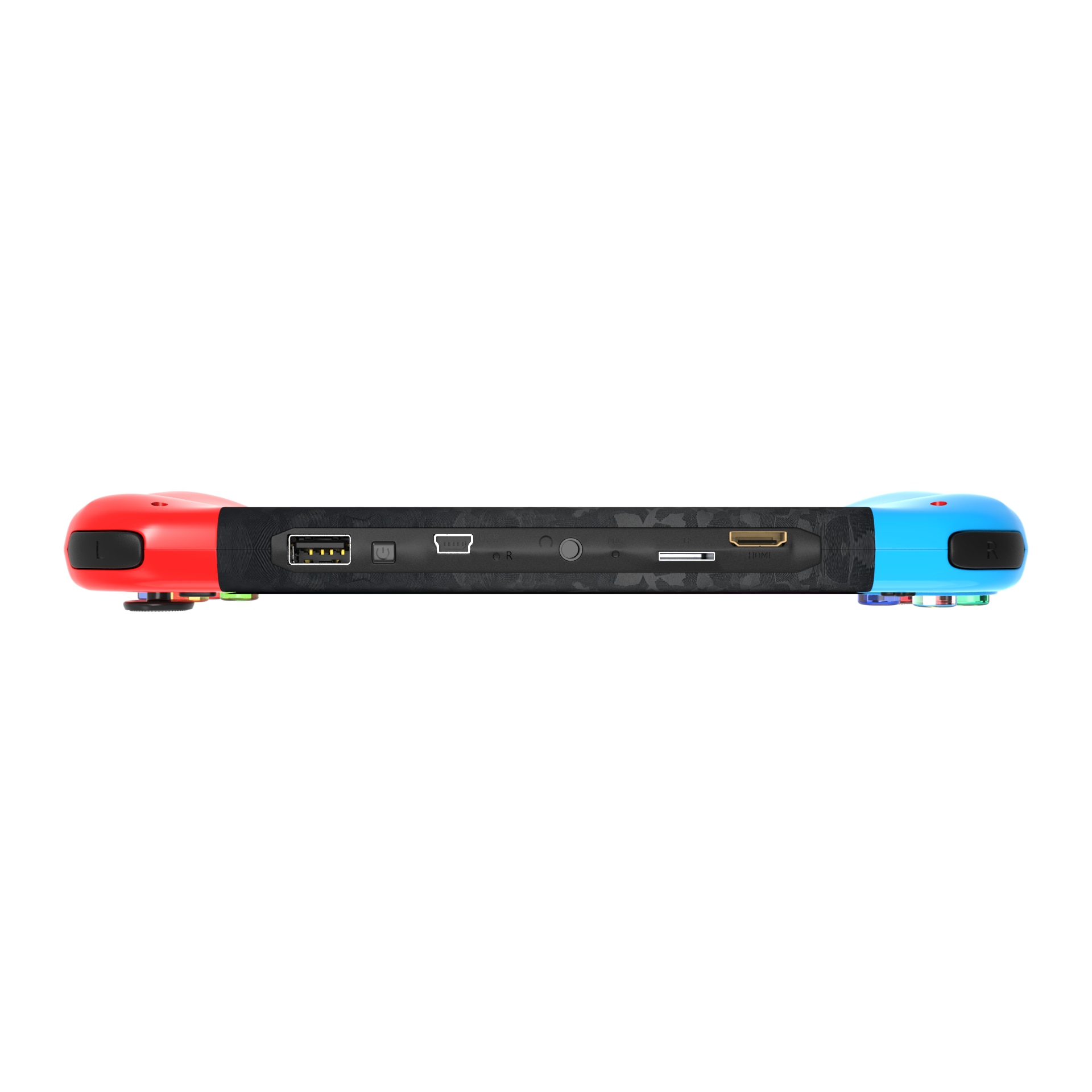 Joc portabil STELS, tehnologie inteligenta, ecran color de 5.1 inchi, HDMI, 10.000 de jocuri, rosu/albastru