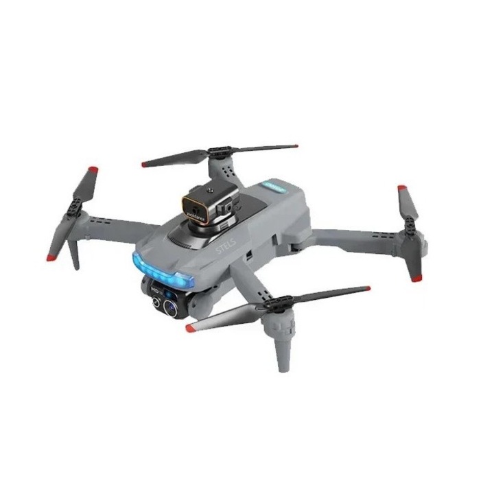 Дрон STELS P19 PRO, Двойна камера, WiFi, Сив