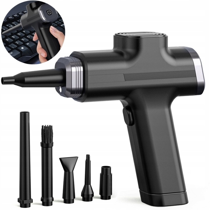 Suflanta electrica pentru curatare produse IT, Benetech, negru