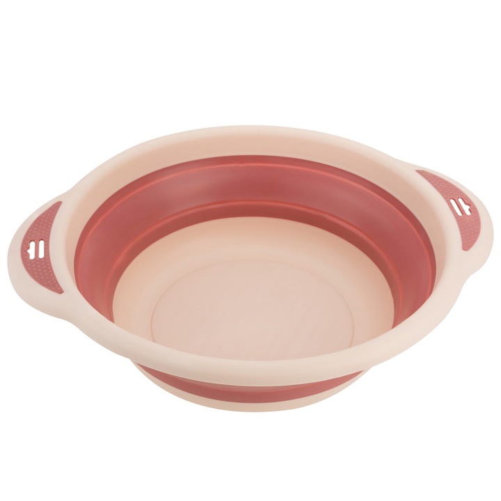 Bol rotund din silicon pliabil, universal, 3l